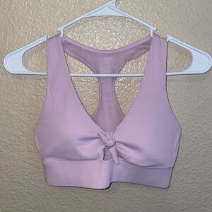 Calia Ribbed Tie Knot Racerback Bikini Top